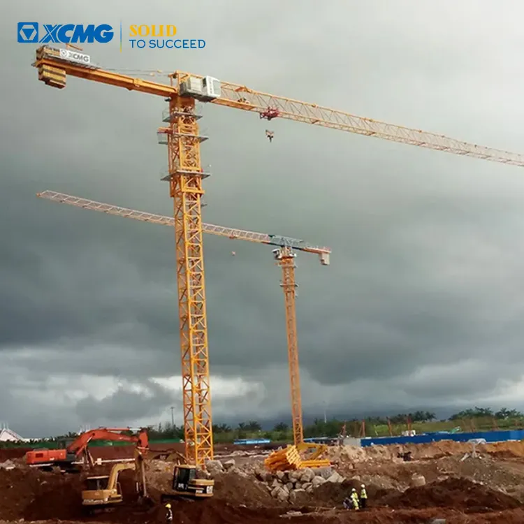 XCMG Official 12 Ton Used Construction Topless Crane Tower Used Tower Crane XGT7022-12S Price
